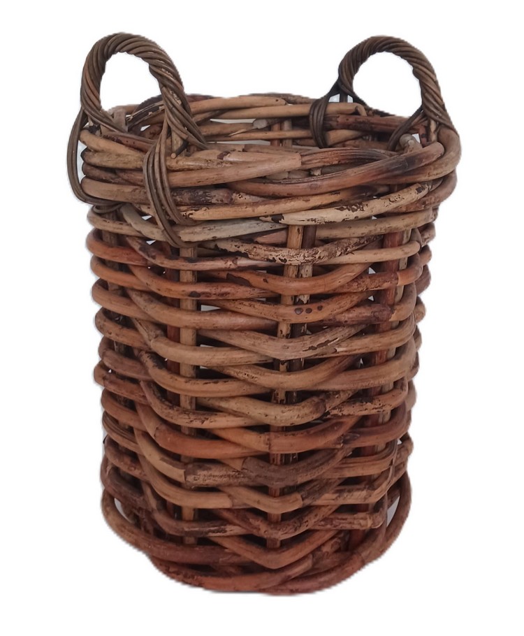 CK3008/1 CESTO VIMINI PORTA LEGNA PORTA VASO CM 34X39 H CK3008/1 CESTO VIMINI PORTA LEGNA PORTA VASO CM 34X39 H